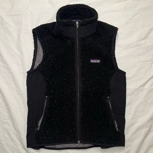 patagonia classic retro x vest in women’s size medium in all black